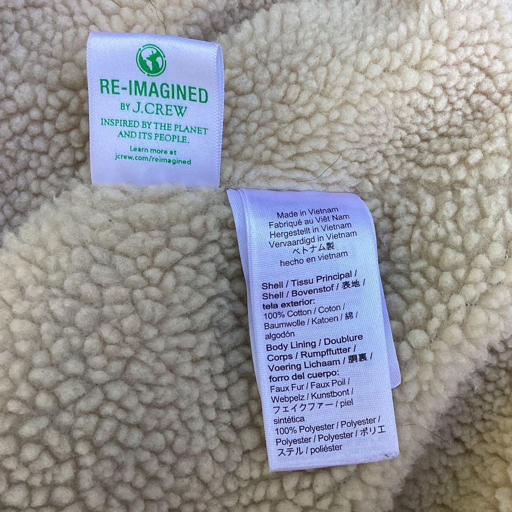 Excellent J.Crew Mens Corduroy Sherpa Lined Jacket Size M - Picture 7 of 12